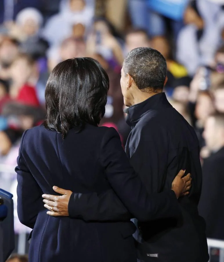 Obama  siempre ha asegurado que ha llegado a ser presidente de Estados Unidos gracias a su mujer que le ha aconsejado, apoyado y animado en los malos momentos. 