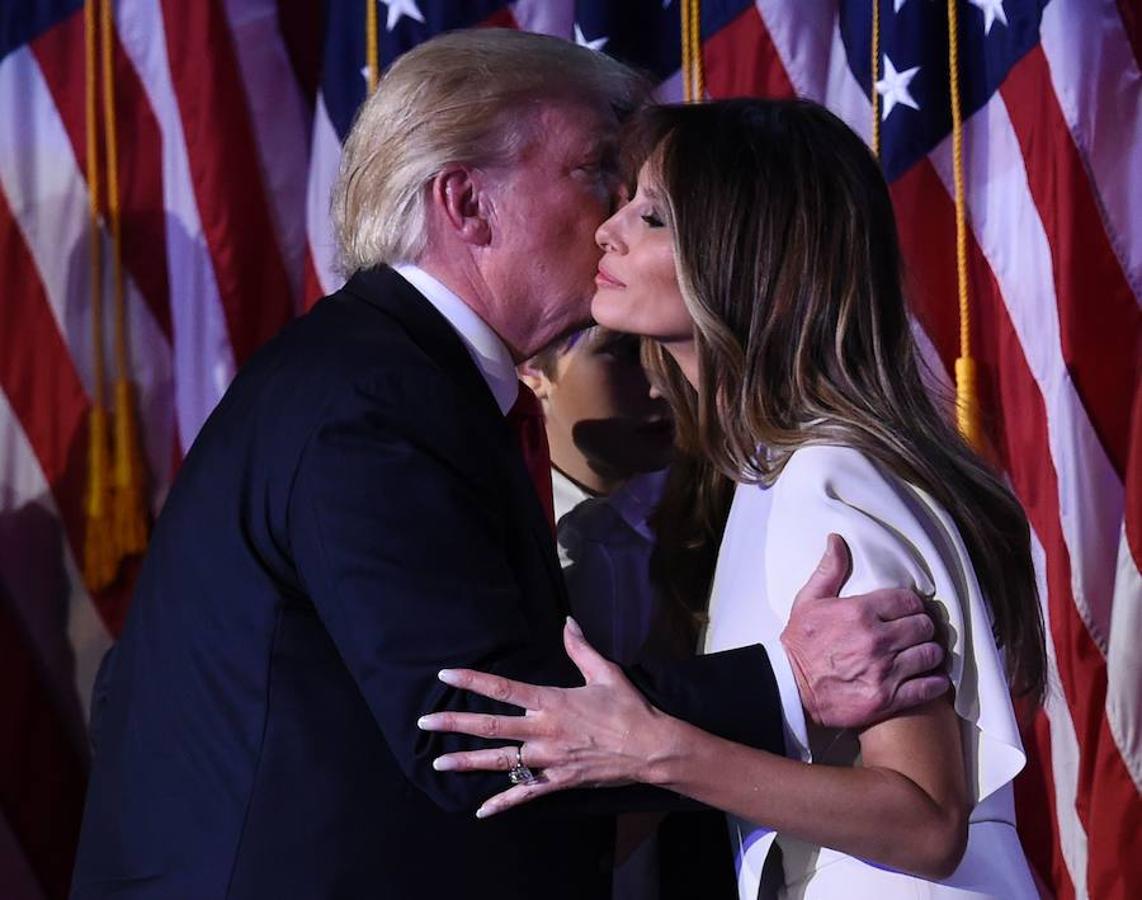 Trump ha agradecido el apoyo a su familia pero, especialmente, el de su esposa