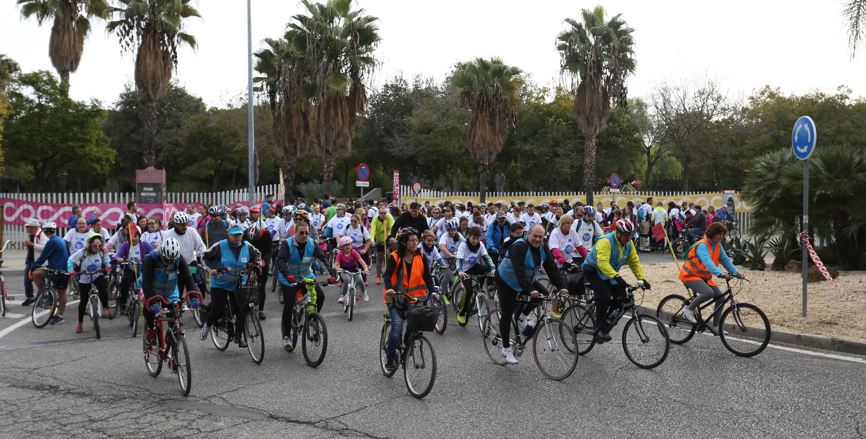 El evento «Sevilla sobre ruedas» ha estado organizado por el Ayuntamiento de Sevilla, en colaboración con la Fundación Cajasol y Bike and You