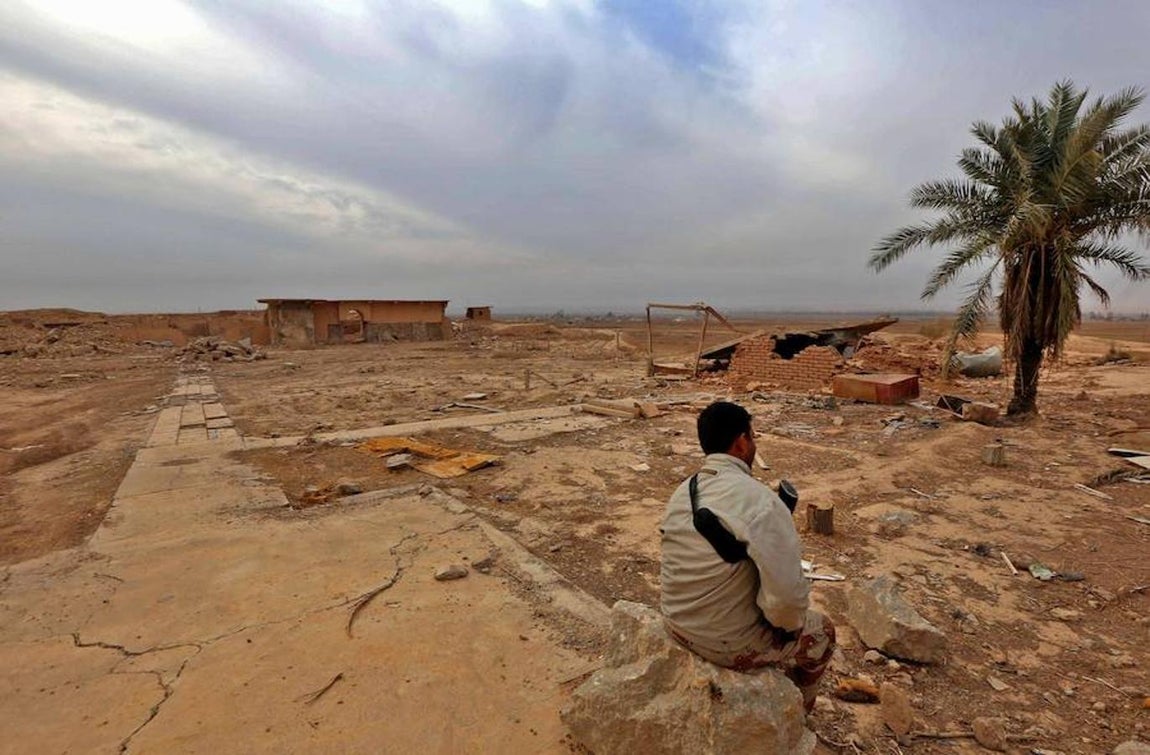 La antigua ciudad de Nimrud, destruida por Daesh. 