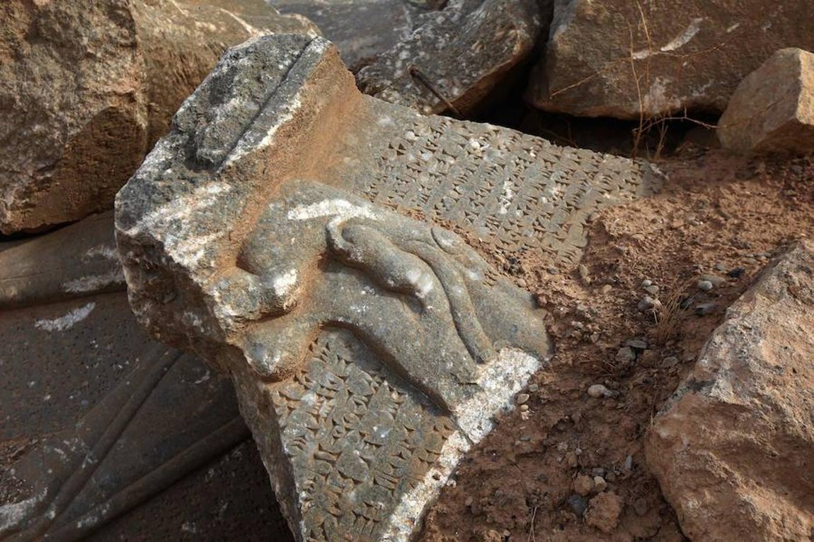 La antigua ciudad de Nimrud, destruida por Daesh. 