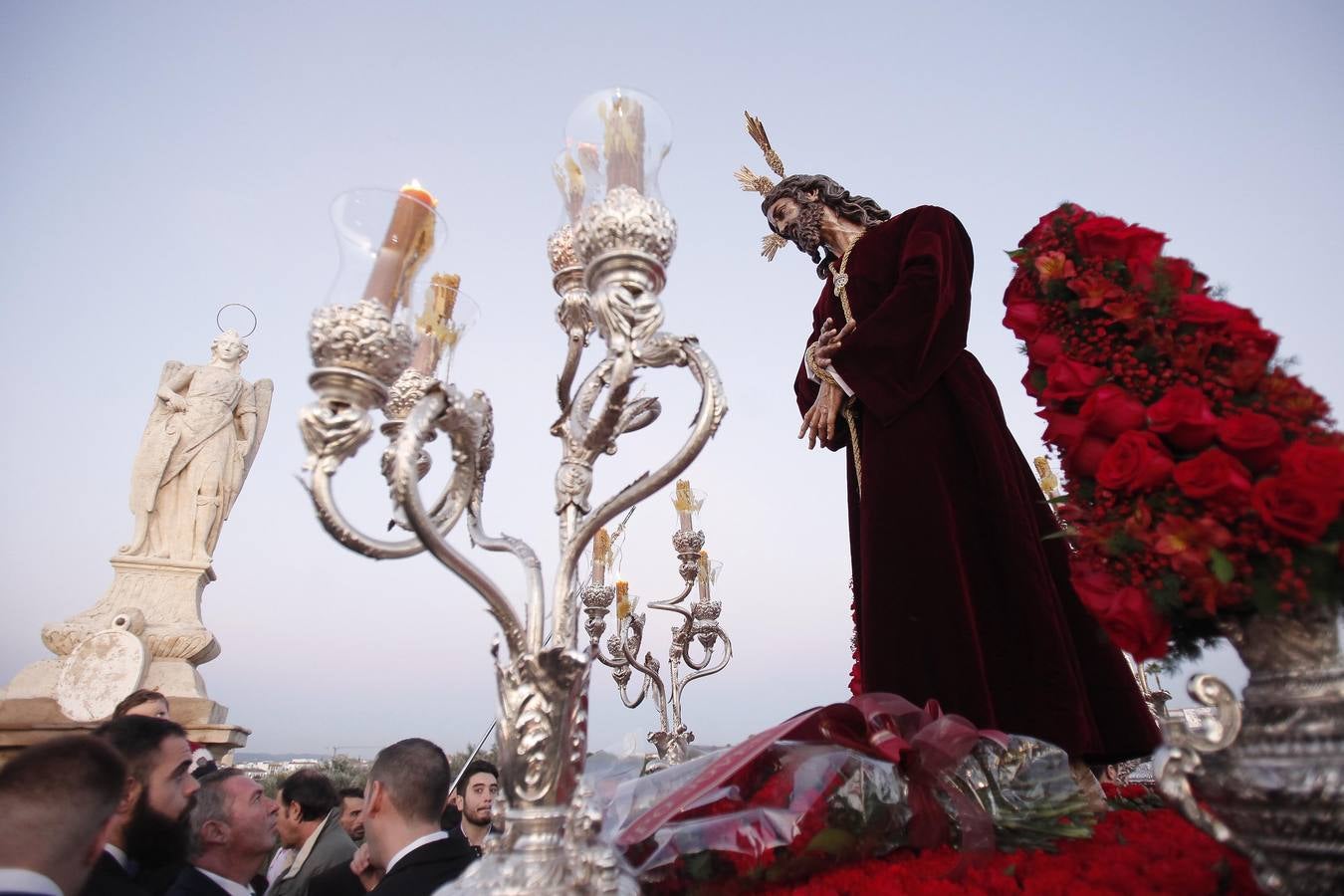 Estampas del Vía Crucis del Señor del Silencio a la Catedral de Córdoba