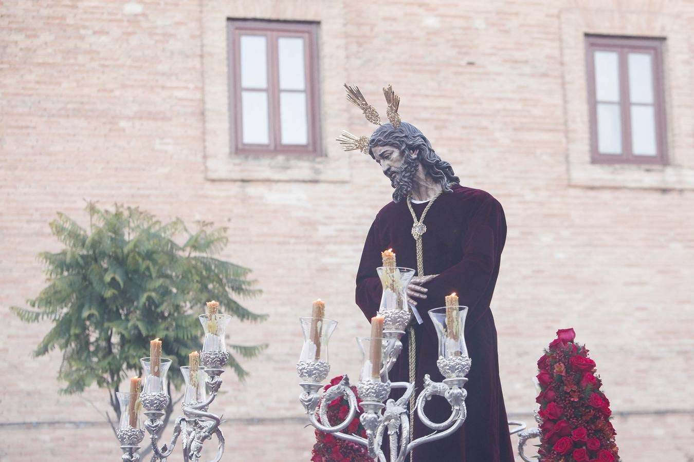 Estampas del Vía Crucis del Señor del Silencio a la Catedral de Córdoba