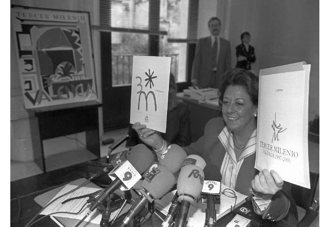 Rita Barberá presenta los Actos del Tercer Milenio. 