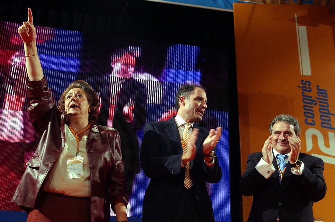 Rita Barberá durante un congreso regional del Partido Popular. 