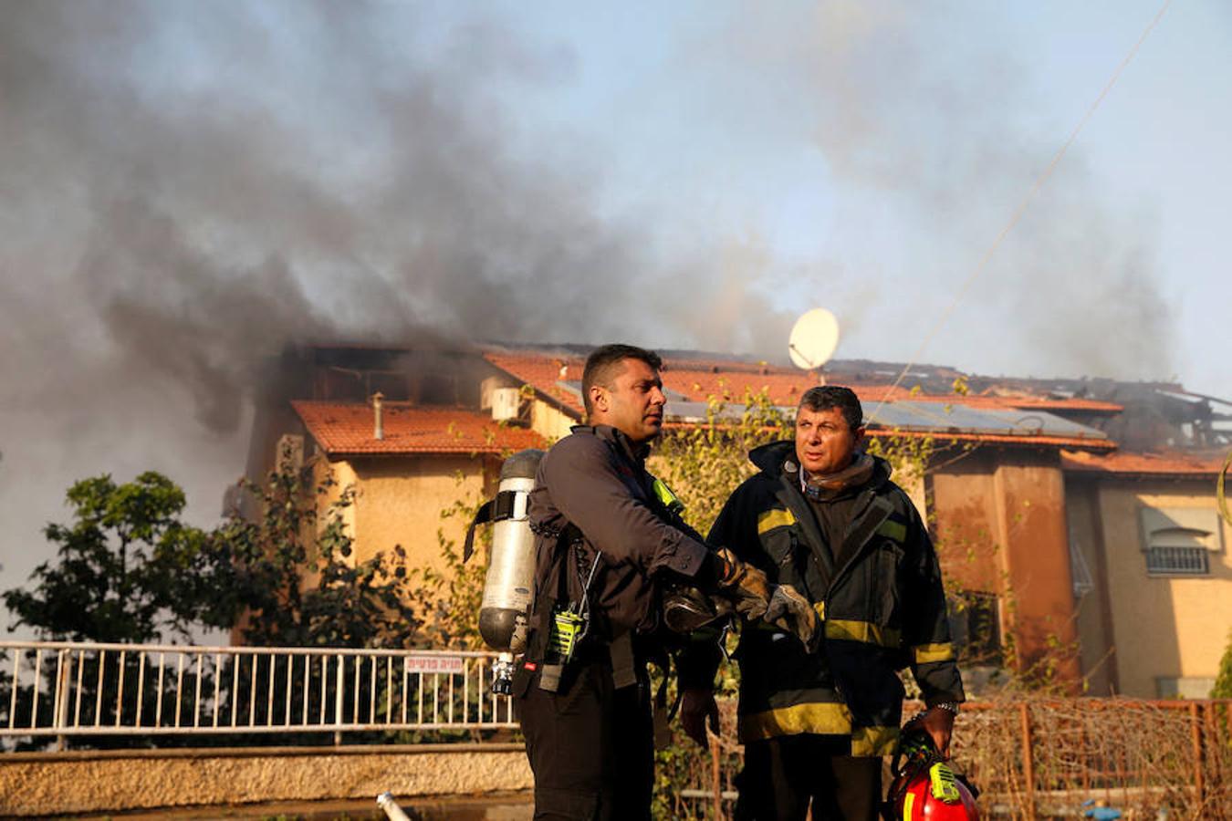 Las espectaculares imágenes de los incendios que asolan Israel. 