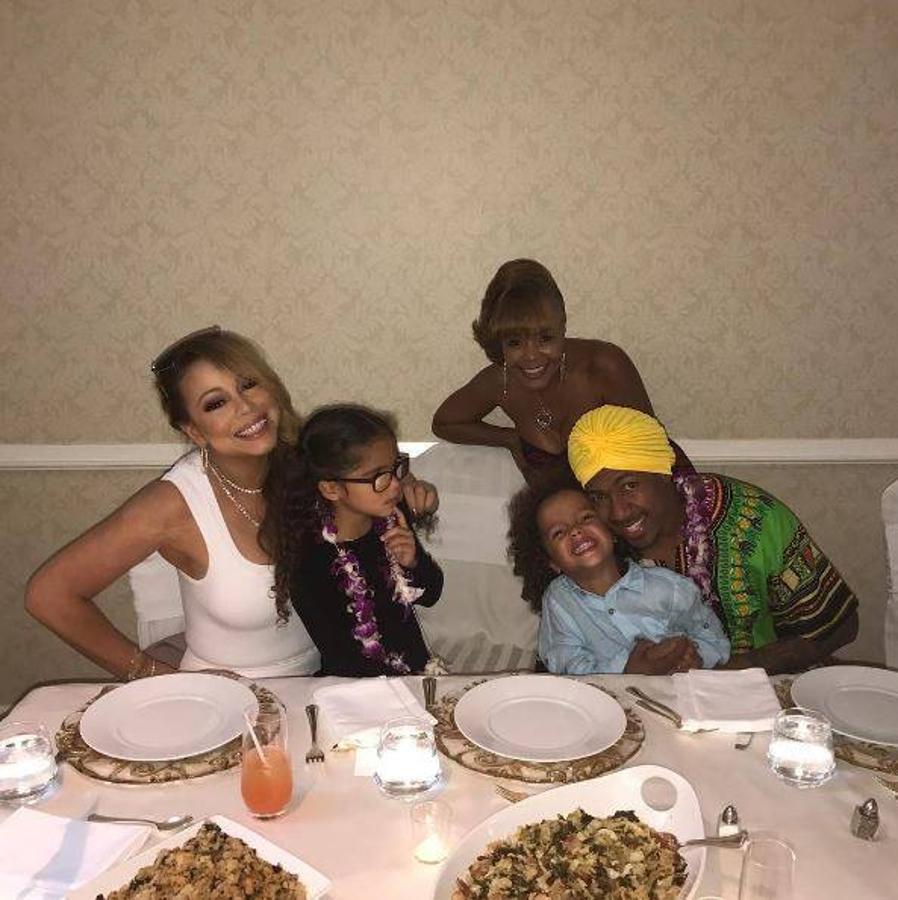Mariah Carey. La cantante se ha reunido con toda su familia para celebrar este día tan especial