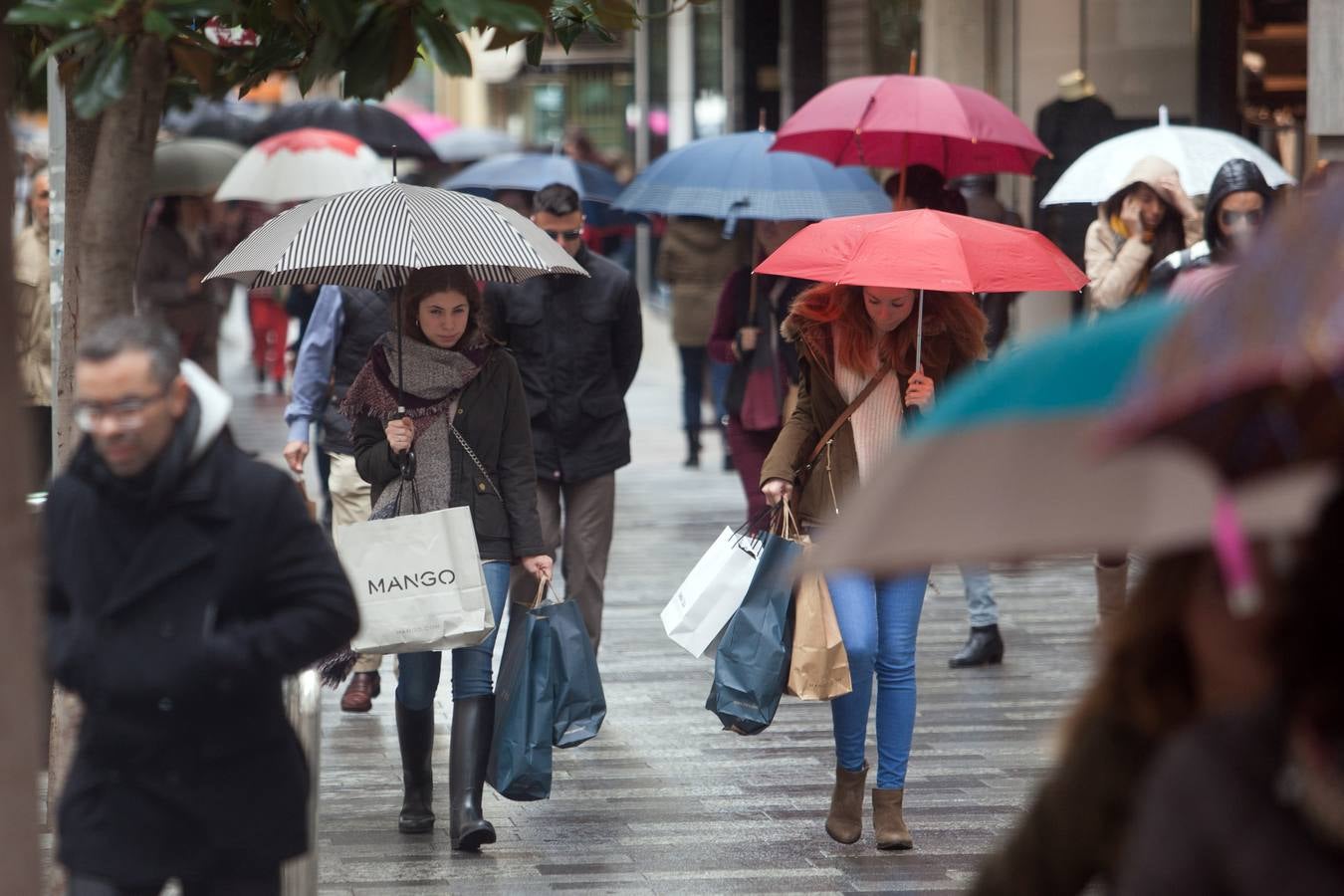 El «Black Friday» desata la locura por las compras en Sevilla