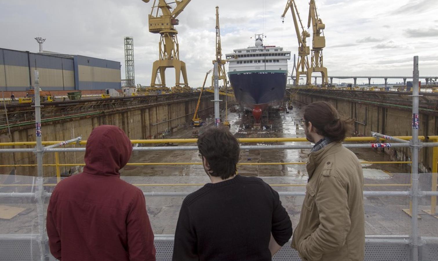 Navantia celebra el 125 aniversario en Cádiz abriendo sus puertas