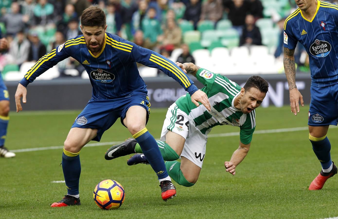 Sufrido empate del Betis en casa (3-3)