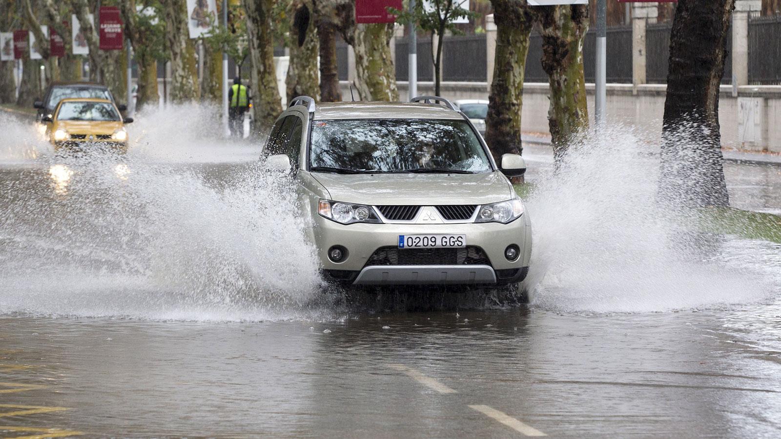 La lluvia arrasa en Málaga