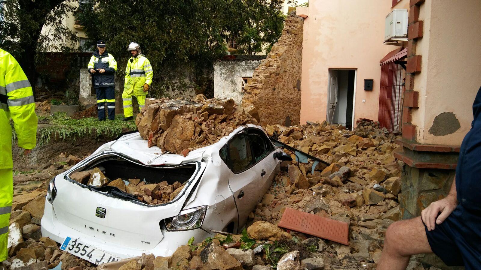 El temporal de lluvia castiga el Campo de Gibraltar