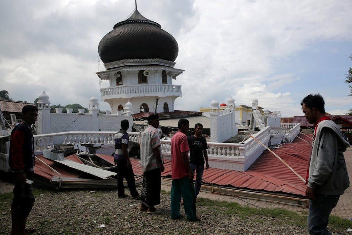 Los destrozos que ha causado en Indonesia el terremoto de 6,5