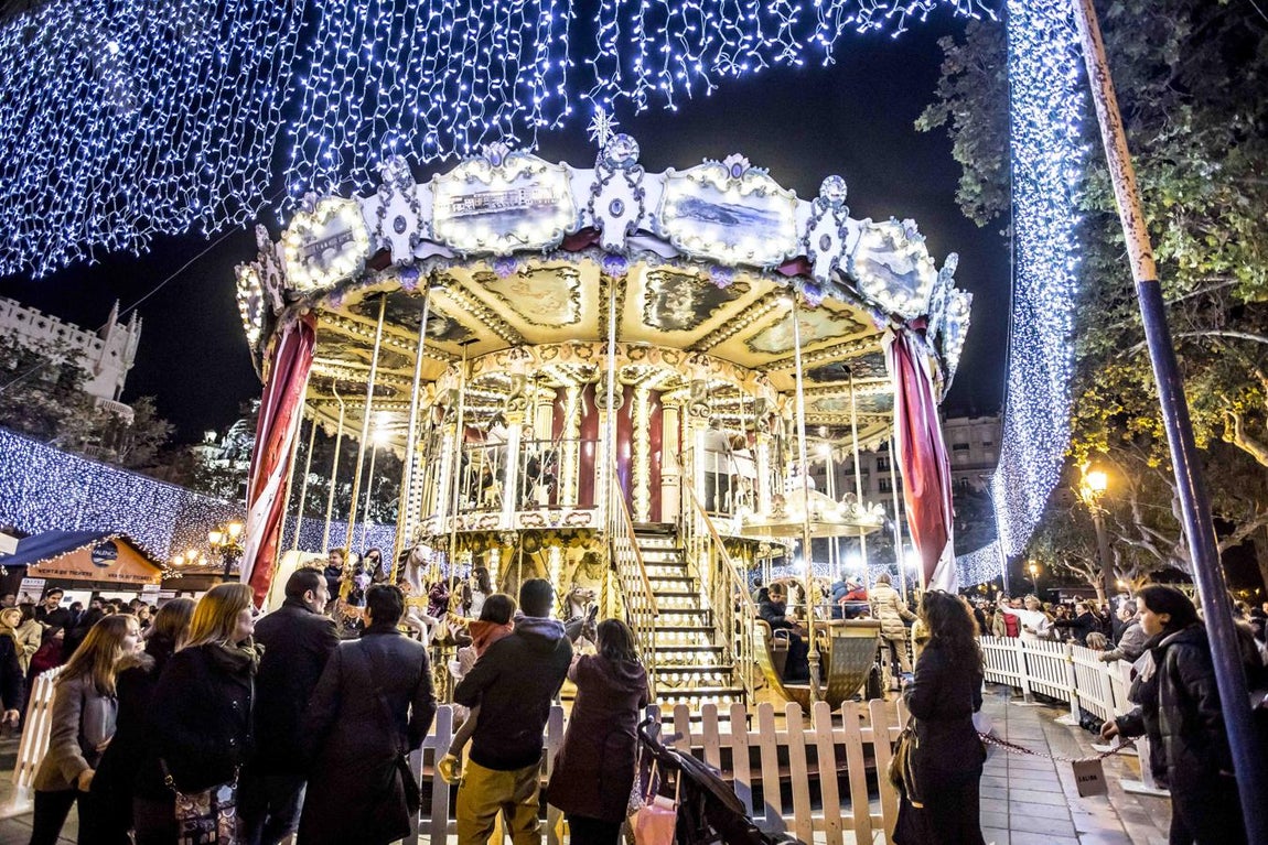Así luce Valencia de Navidad. 