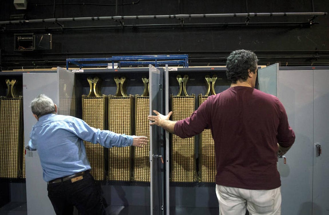 Todo preparado para el Sorteo Extraordinario de Navidad. 