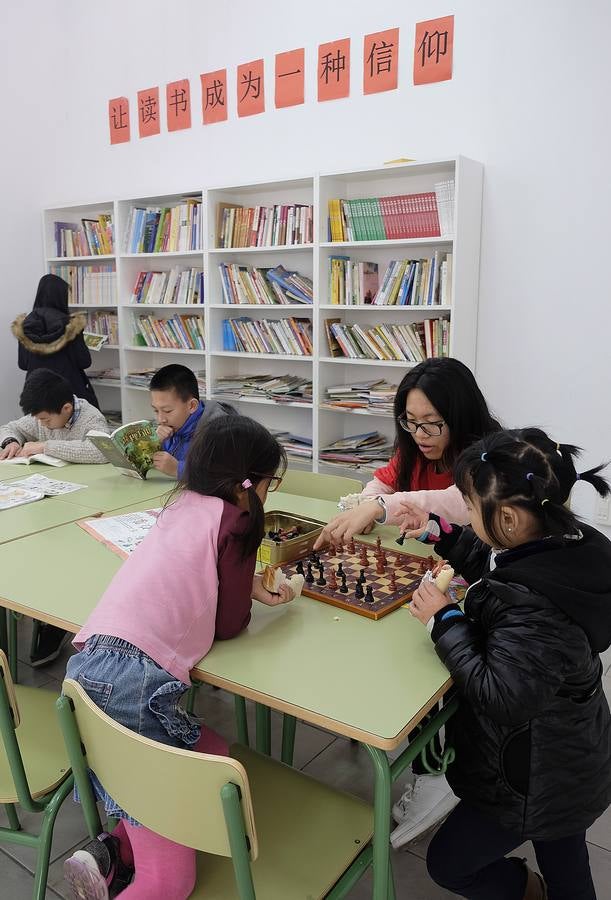 La jornada de puertas abiertas del «colegio chino de Sevilla», en imágenes