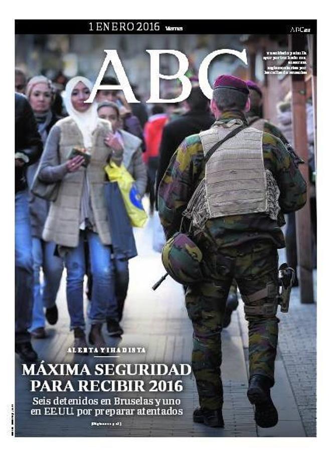 El 2016 fue el año en el que aprendimos a vivir con un nivel de alerta nunca antes visto. Los atentados de París en noviembre de 2015 marcaron un antes y un después. ABC - 1 de enero de 2016