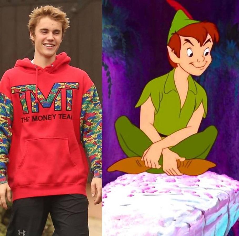 Justin Bieber y Peter Pan