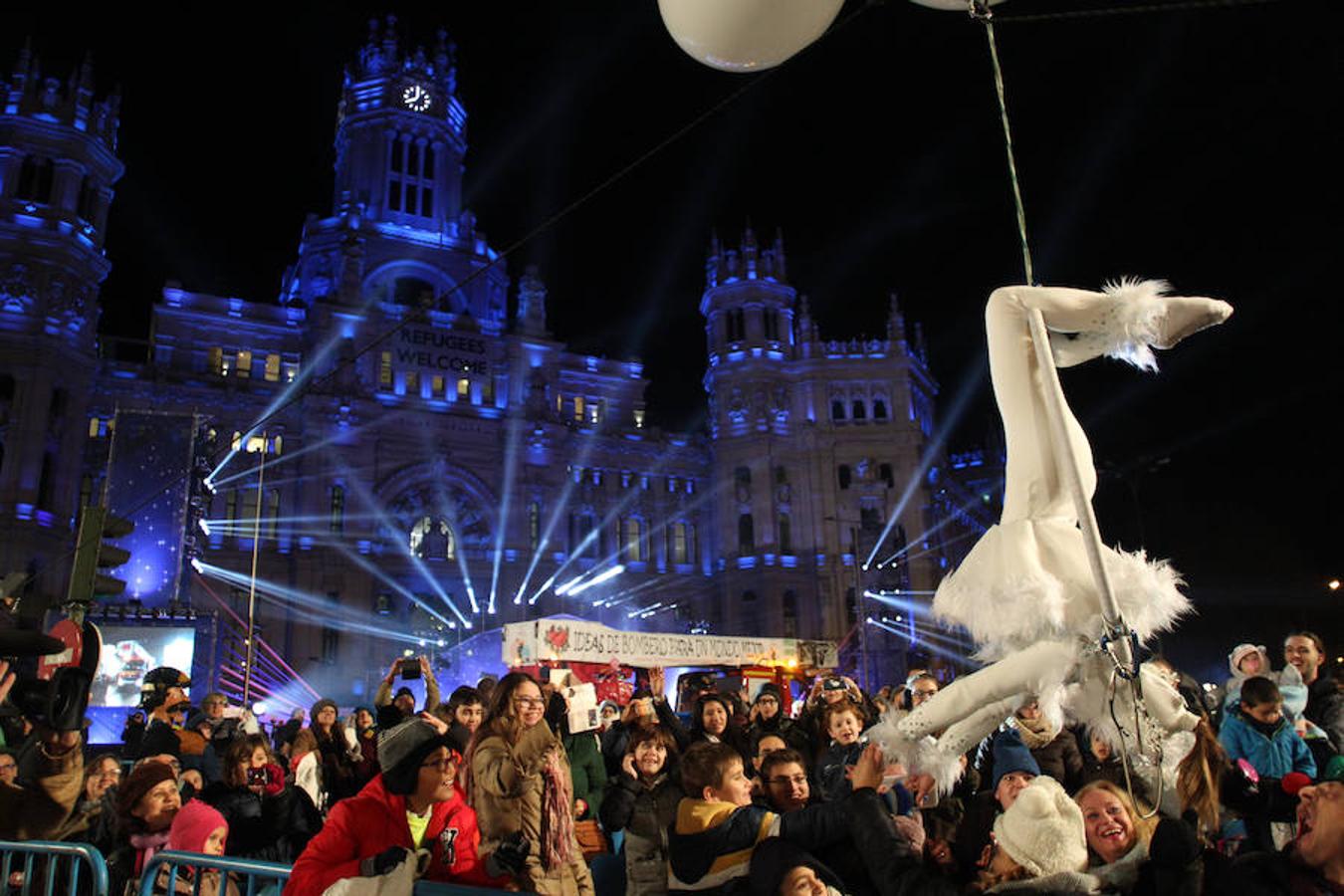 La llegada de los Reyes Magos a Madrid, en imágenes. 