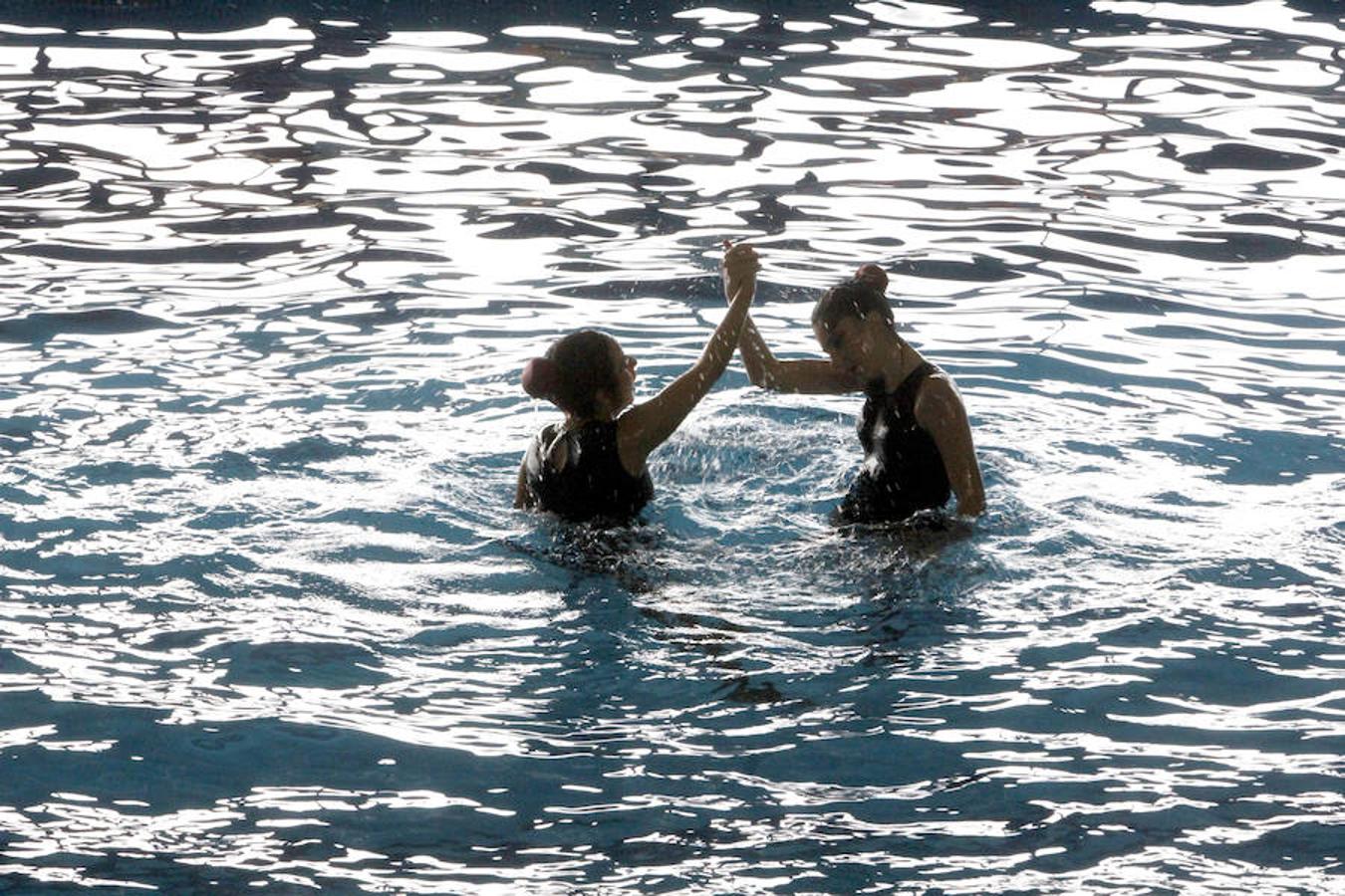 Natación sincronizada en Toledo, en imágenes