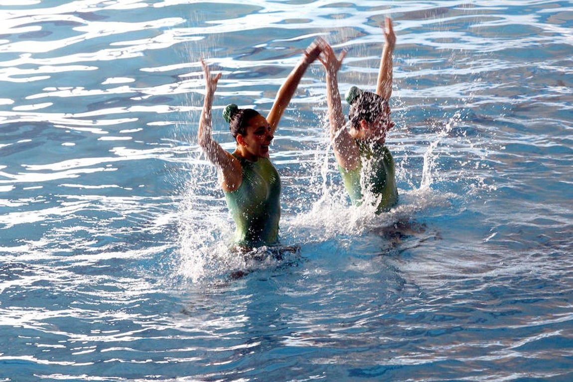 Natación sincronizada en Toledo, en imágenes
