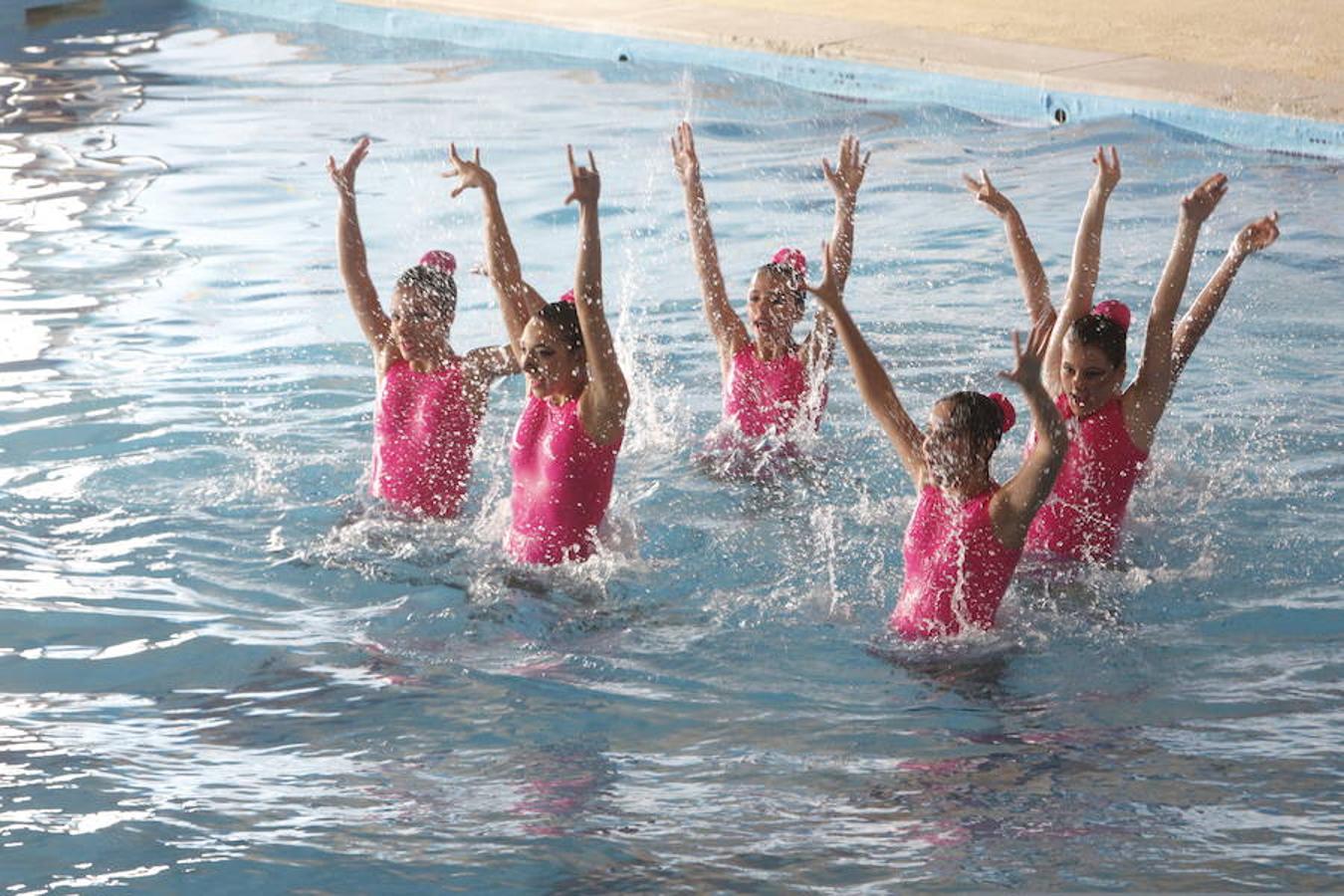 Natación sincronizada en Toledo, en imágenes