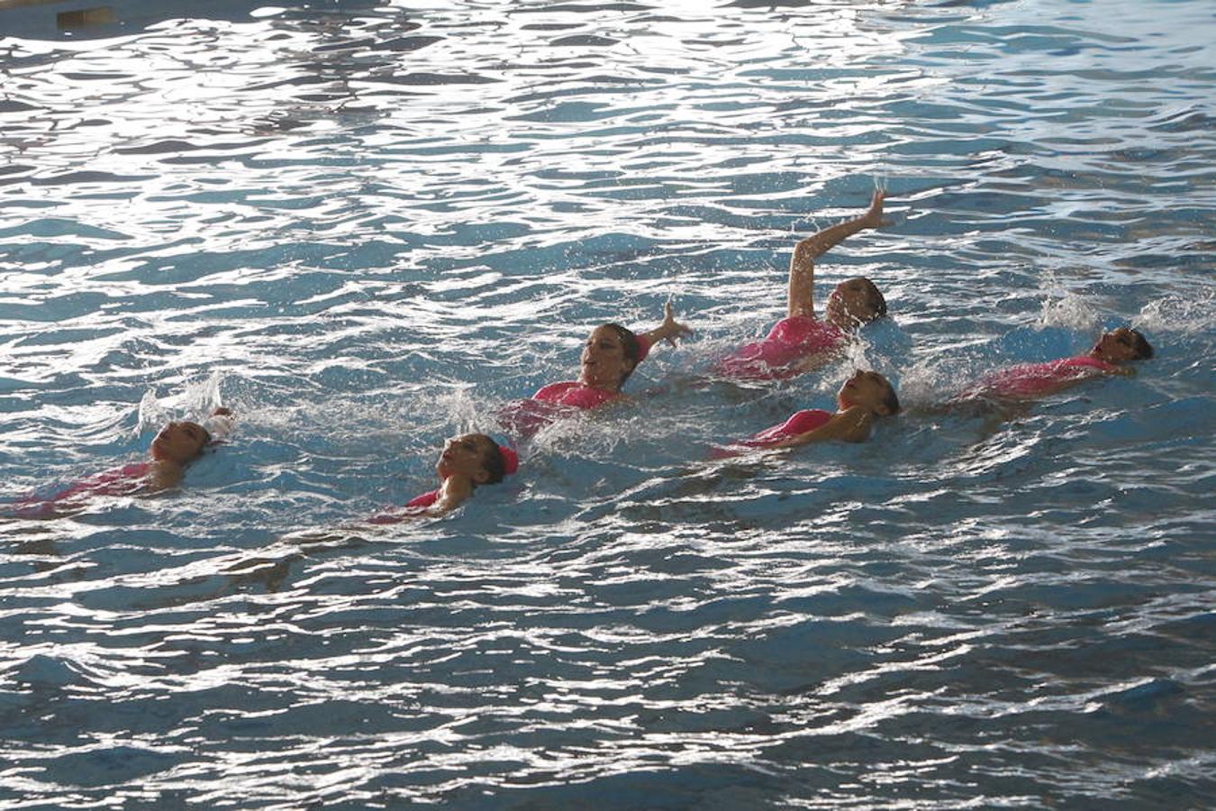 Natación sincronizada en Toledo, en imágenes