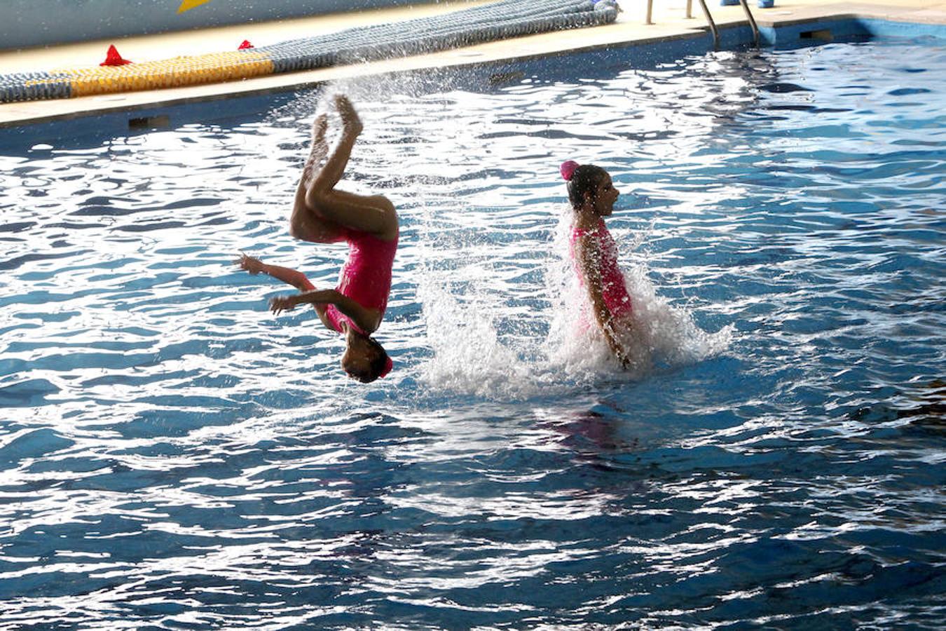 Natación sincronizada en Toledo, en imágenes