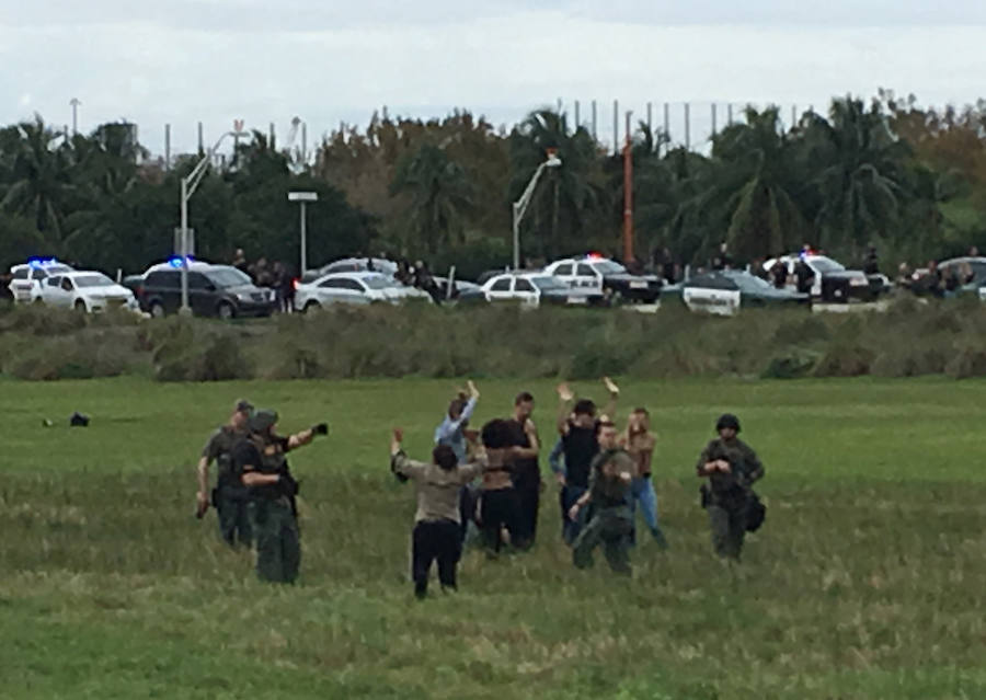 En imágenes: así han sido los tiroteos en el aeropuerto Fort Lauderdale de Florida