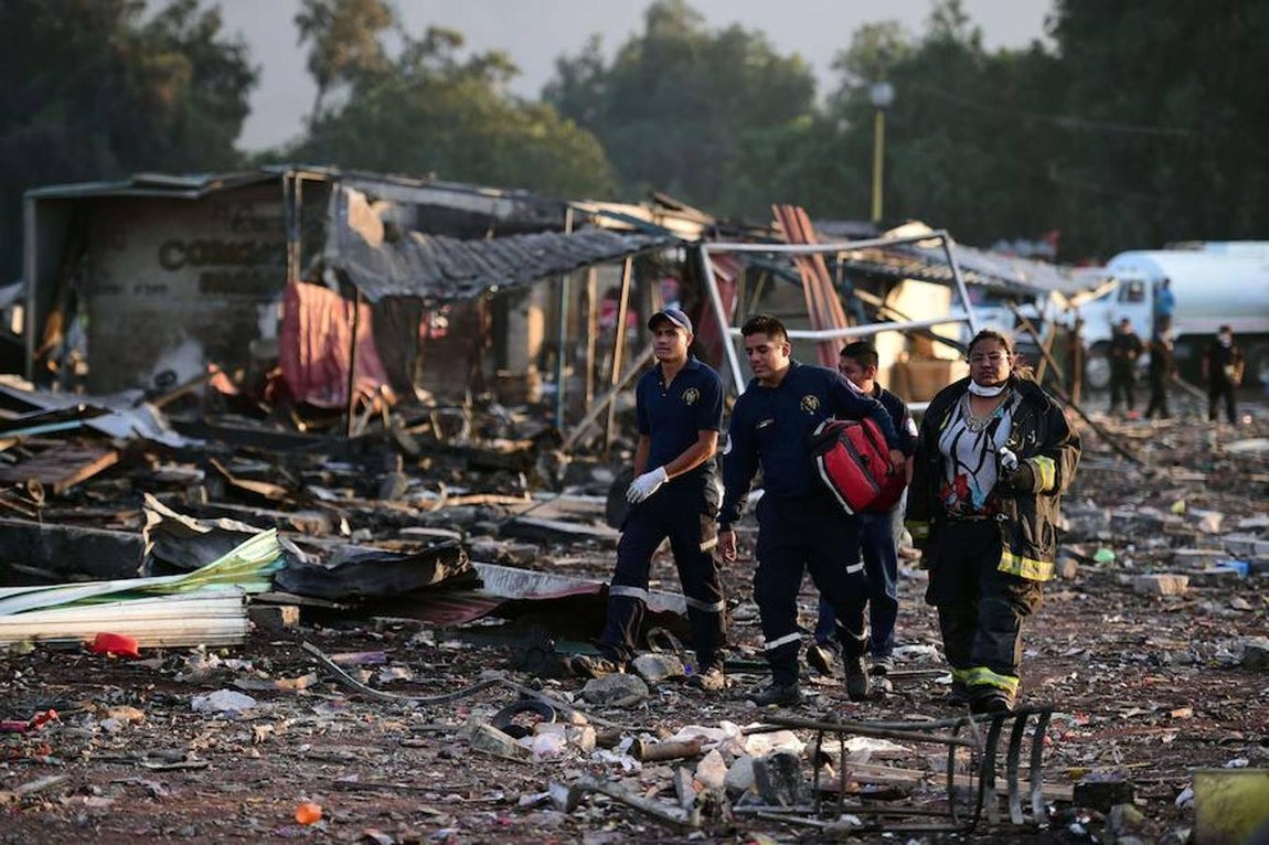 La tragedia de Tultepec, en imágenes