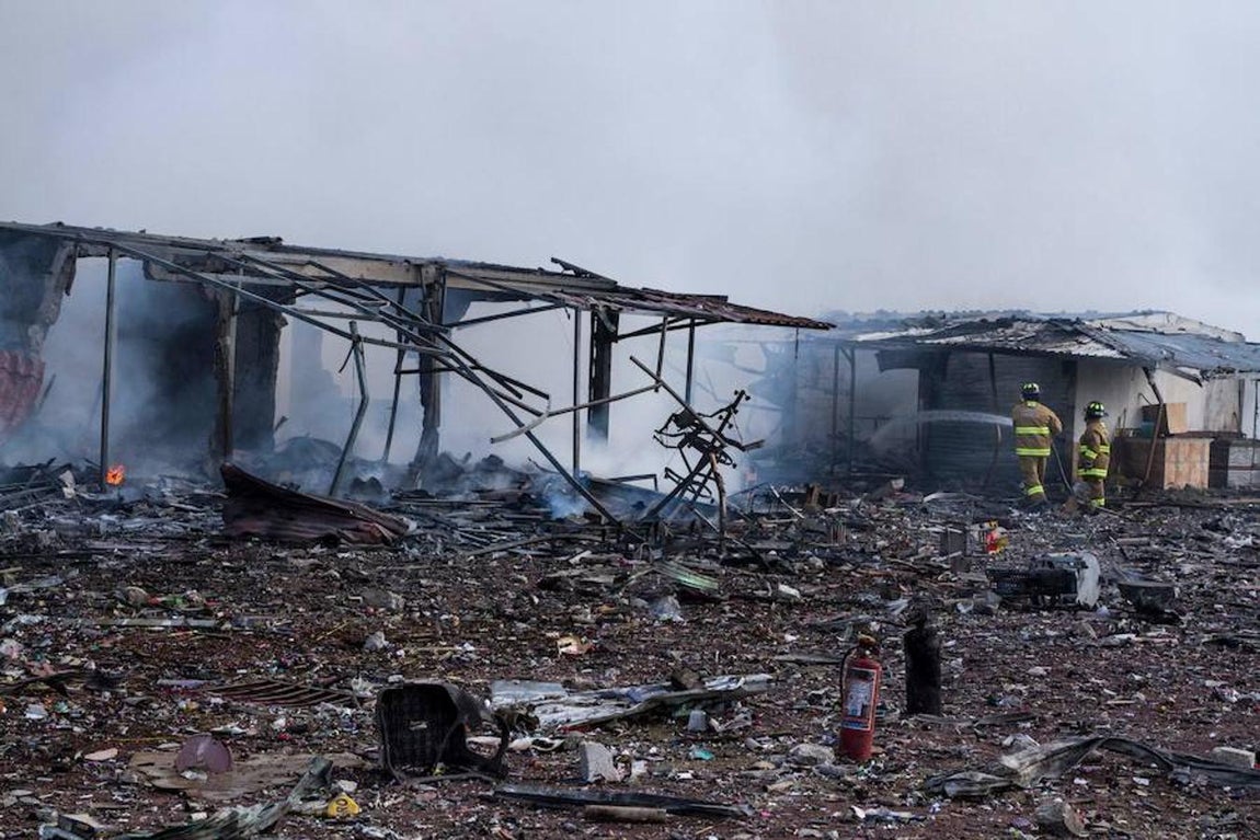 La tragedia de Tultepec, en imágenes