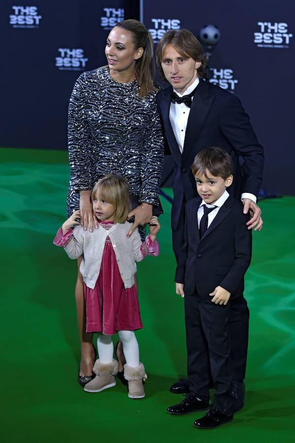 La familia Modric al completo. 