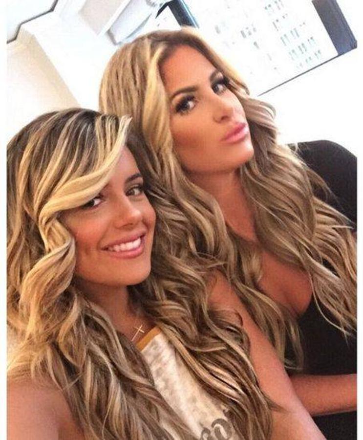 Brielle Biermann y su madre Kim Zolciak. 