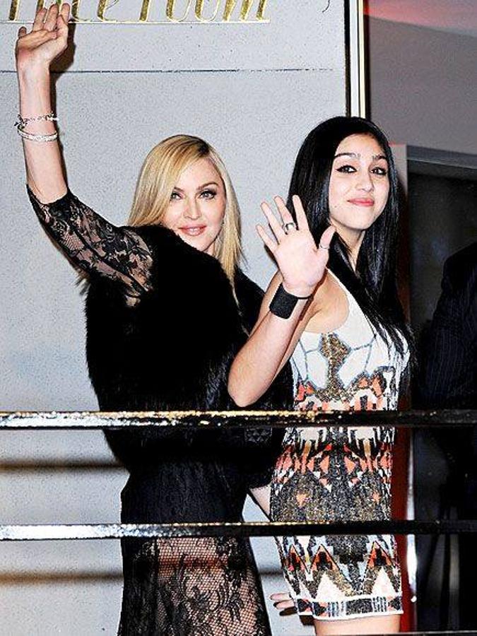 Madonna y su hija Lourdes León. 