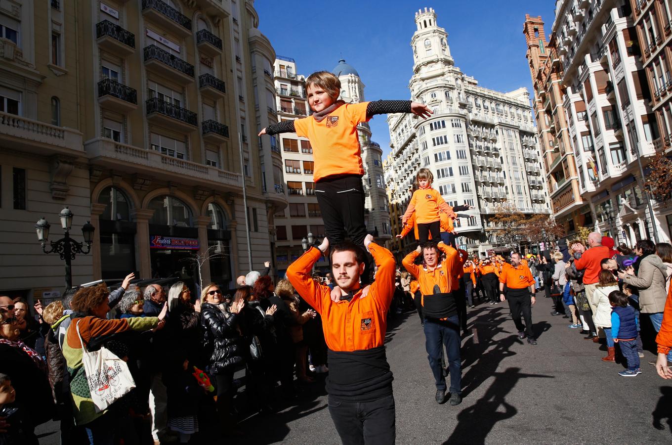 La cabalgata de las Reinas Magas de Valencia