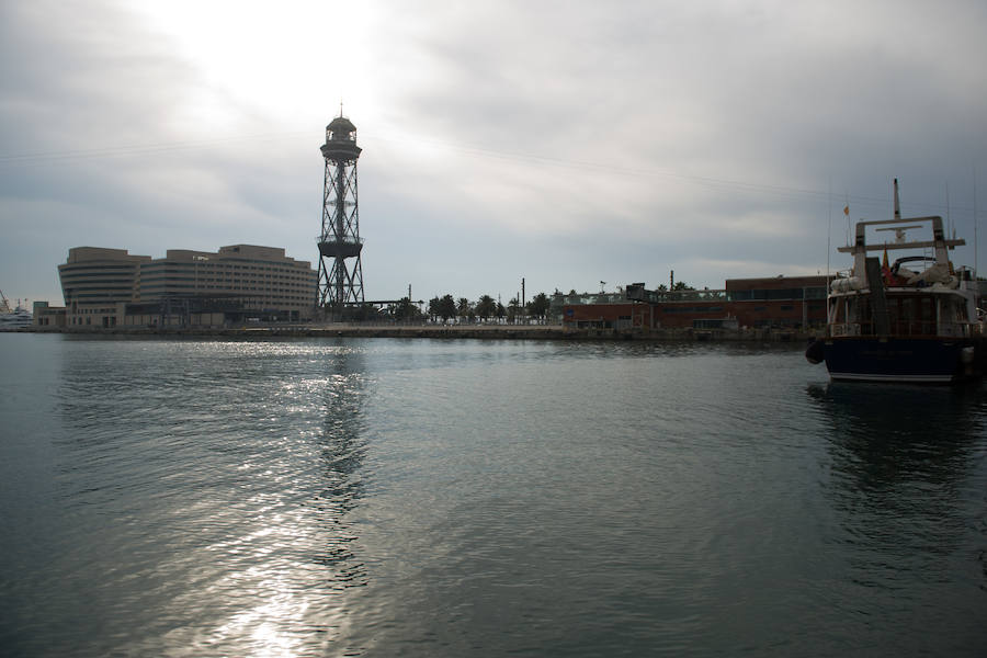 Imagen actual de la zona donde sucedió el accidente, junto al muelle Barcelona, donde ahora se sitúa el World Trade Center. 