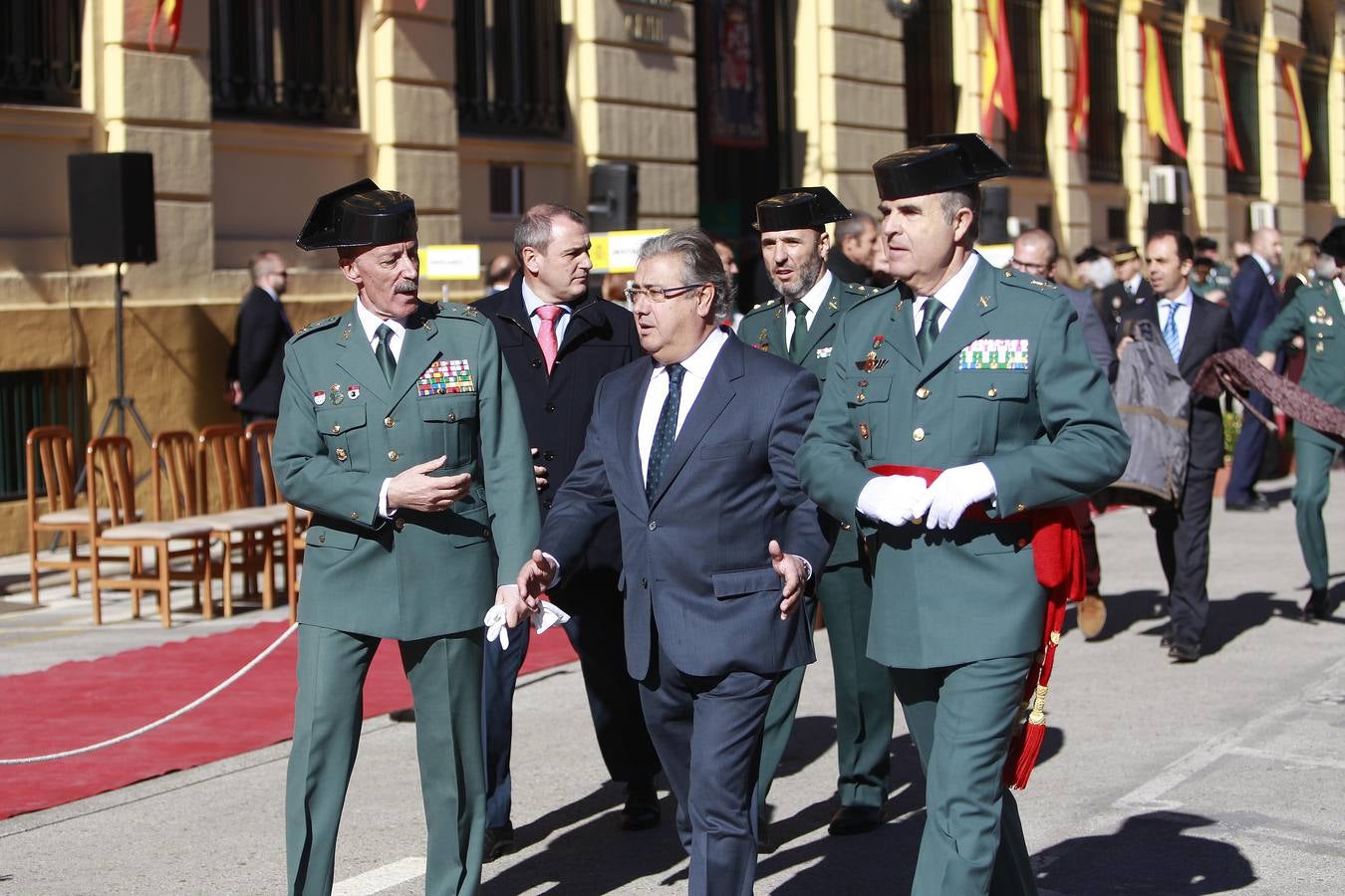 La toma de posesión del nuevo jefe de la Guardia Civil, en imágenes