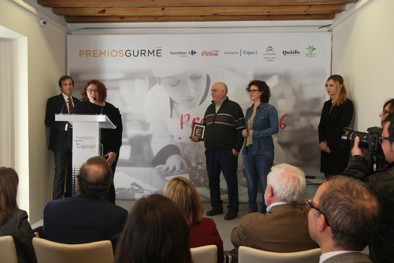 Así ha sido la entrega de los I Premios Gurmé Cádiz 2016