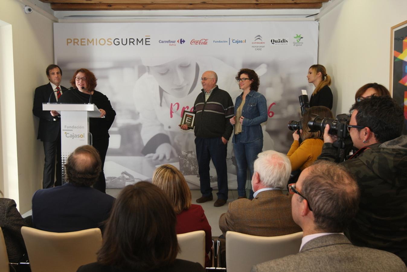 Así ha sido la entrega de los I Premios Gurmé Cádiz 2016