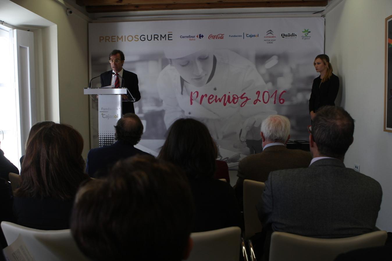 Así ha sido la entrega de los I Premios Gurmé Cádiz 2016