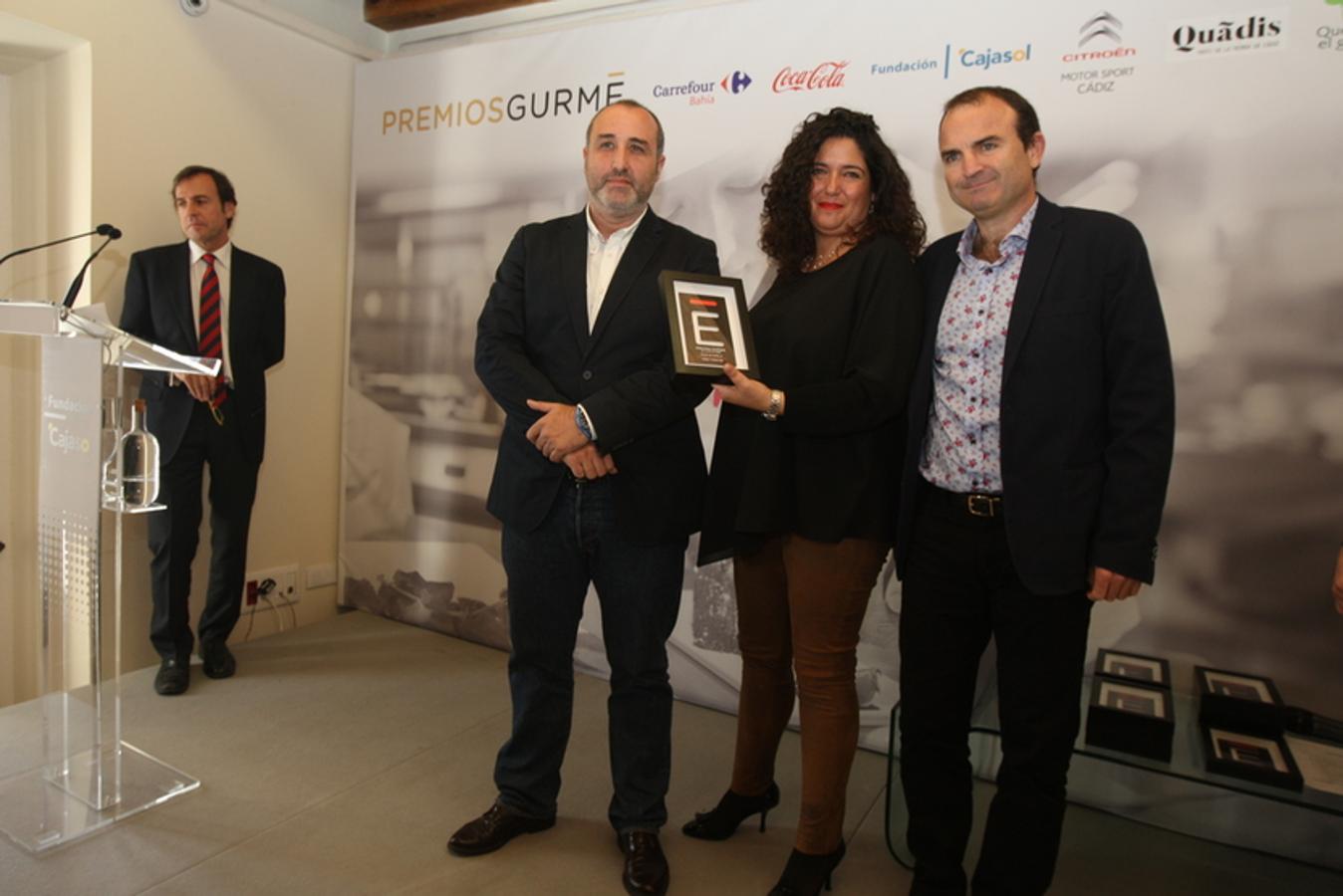 Así ha sido la entrega de los I Premios Gurmé Cádiz 2016