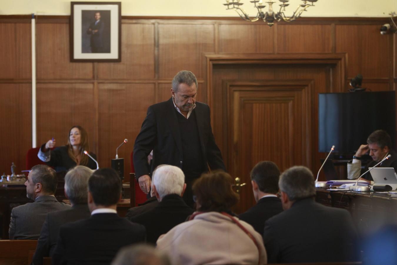 Gonzalo Crespo, ex concejal socialista y ex presidente de Mercasevilla, en la Audiencia Provincial