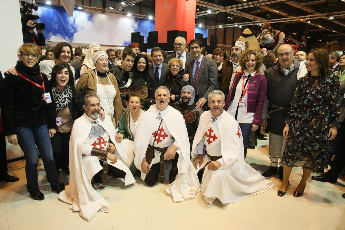 La inauguración del stand de Castilla-La Mancha en Fitur, en imágenes