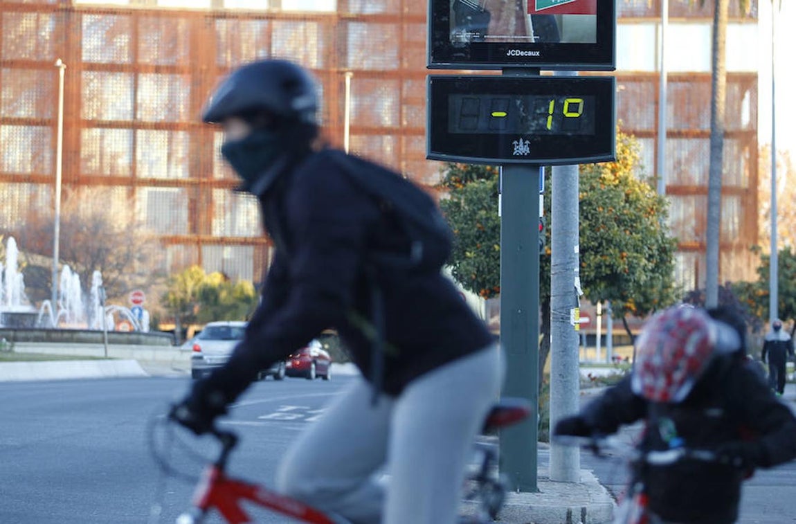 Las imágenes más impactantes de la ola de frío. En Andalucía también han registrado temperaturas inusualmente bajas
