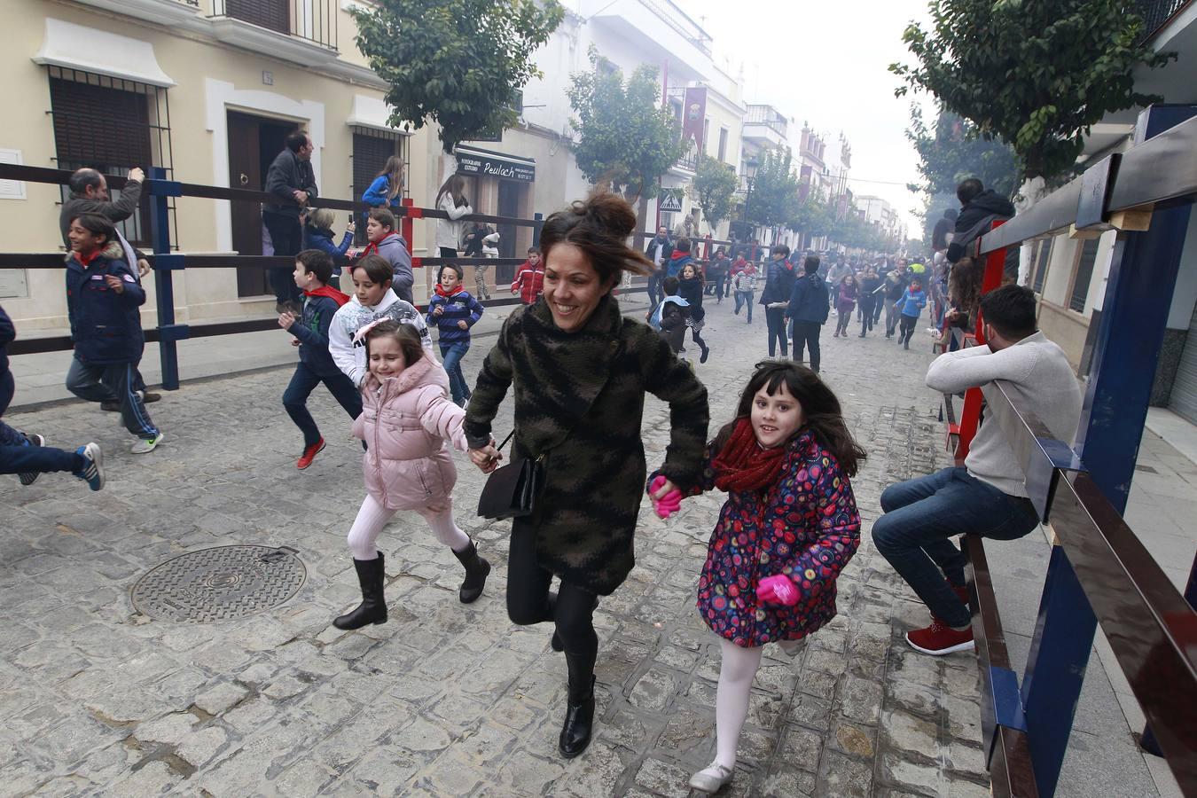 Encierro infantil en La Puebla del Río