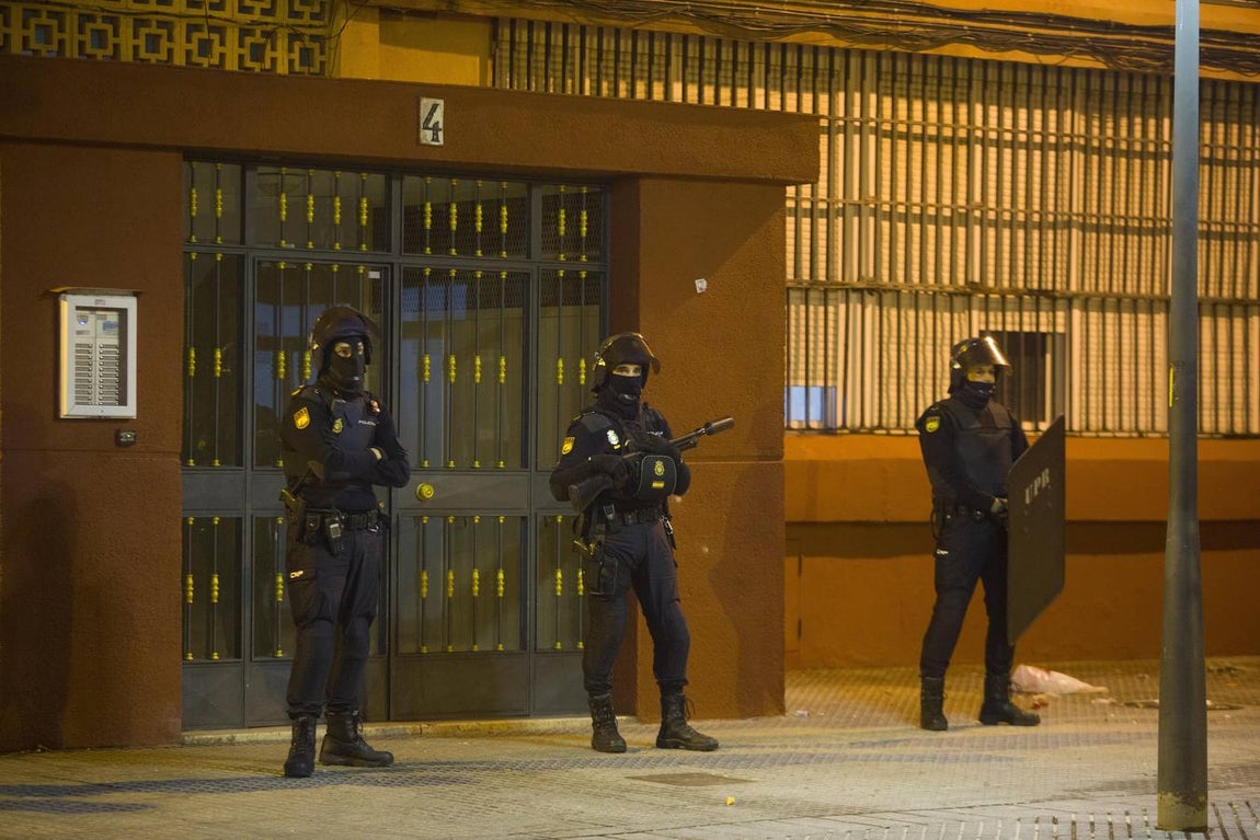 Golpe policial contra el tráfico de drogas en Guillén Moreno