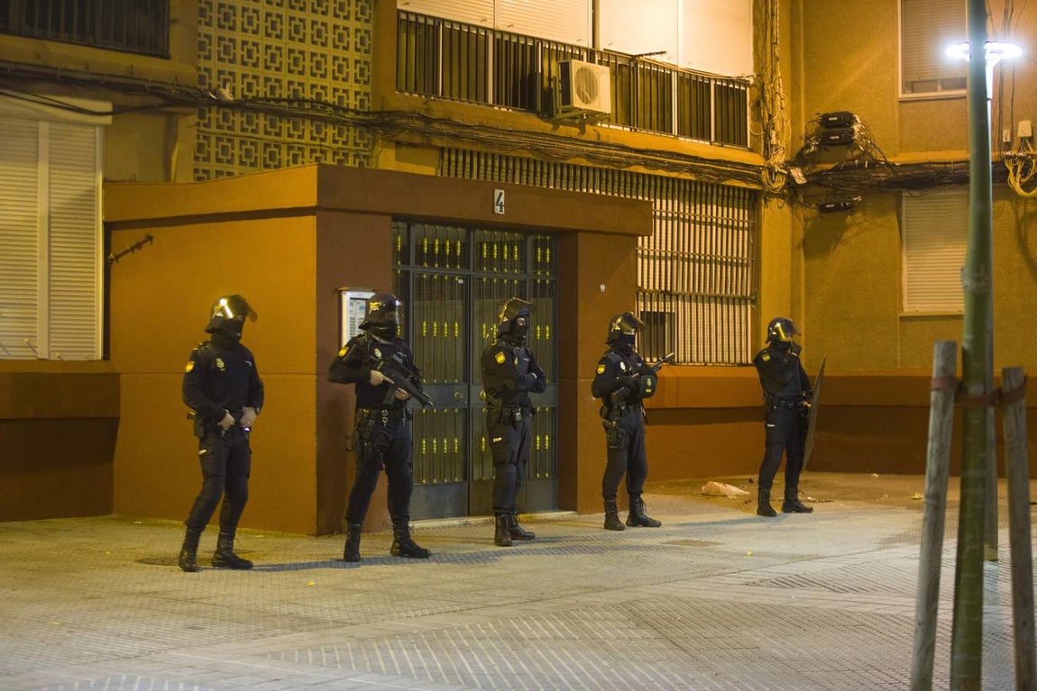 Golpe policial contra el tráfico de drogas en Guillén Moreno