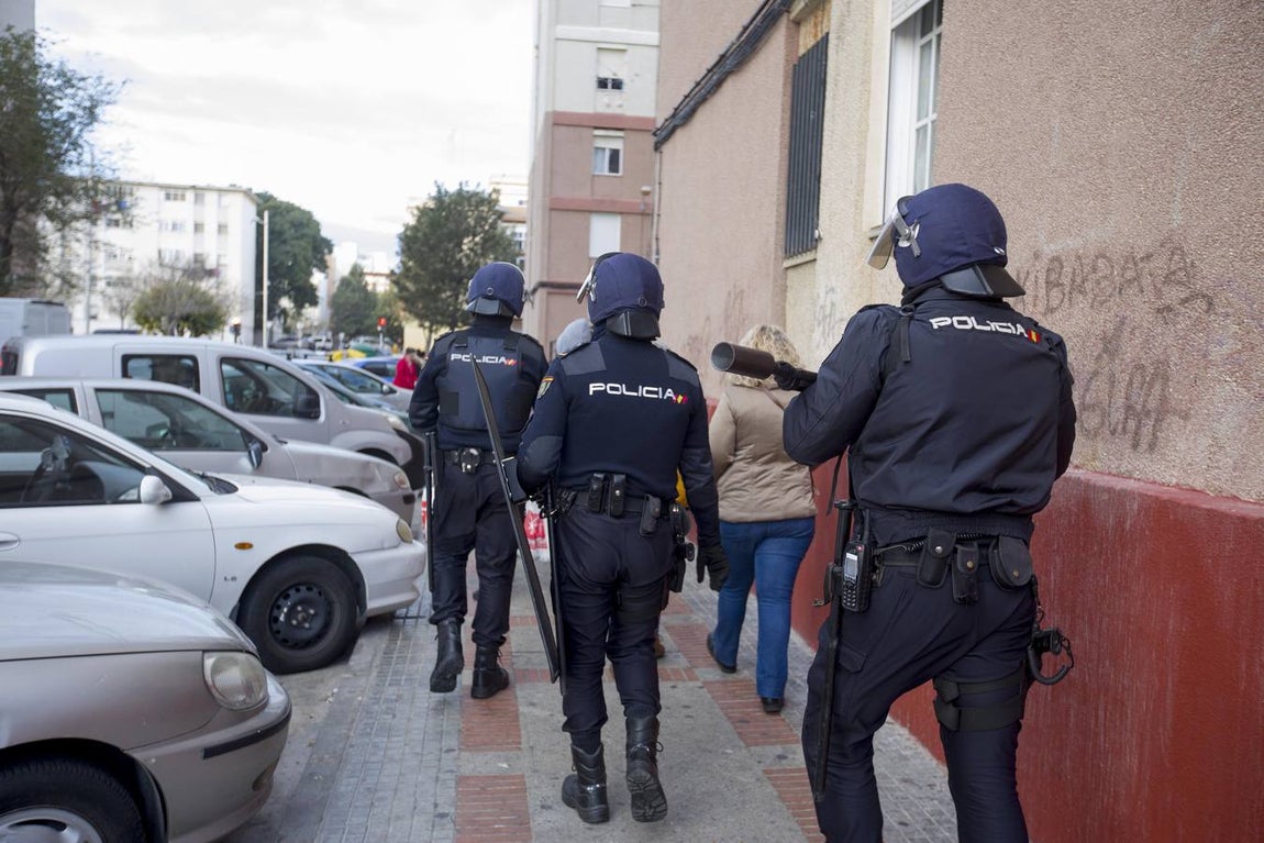 Golpe policial contra el tráfico de drogas en Guillén Moreno