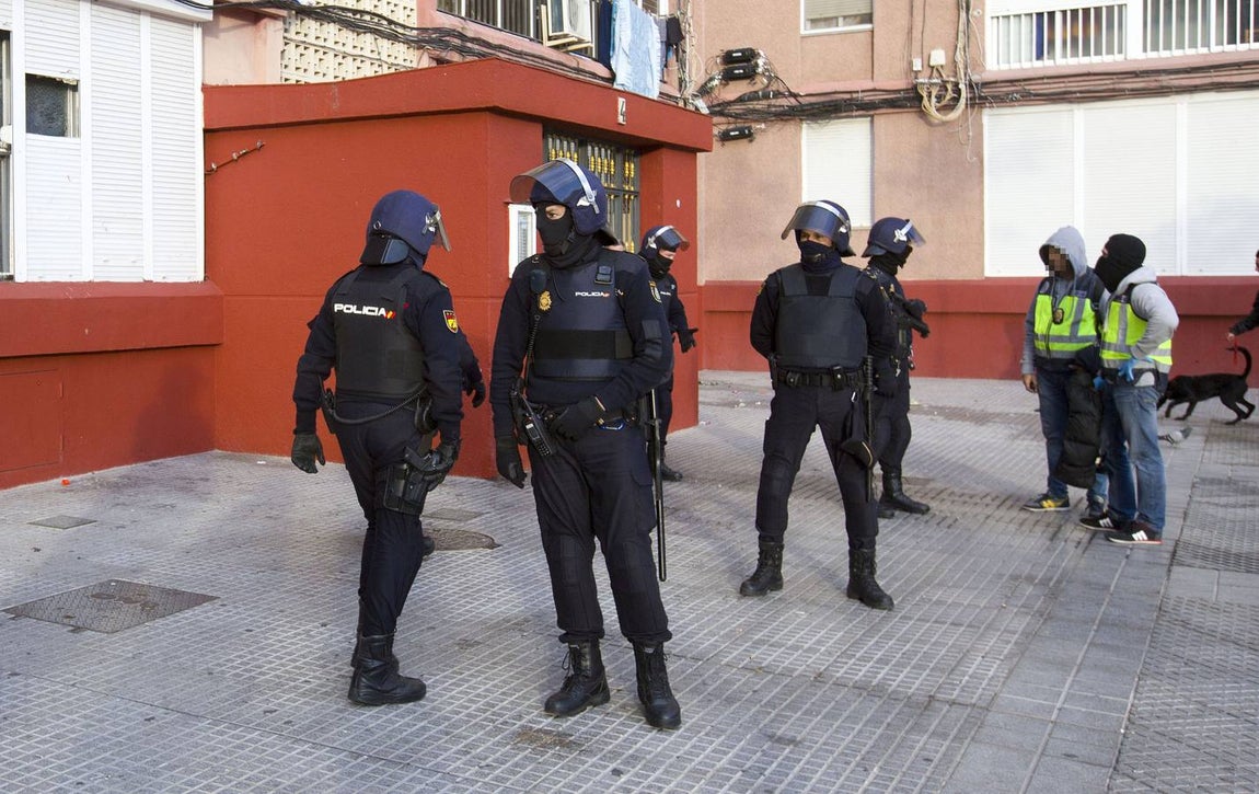 Golpe policial contra el tráfico de drogas en Guillén Moreno