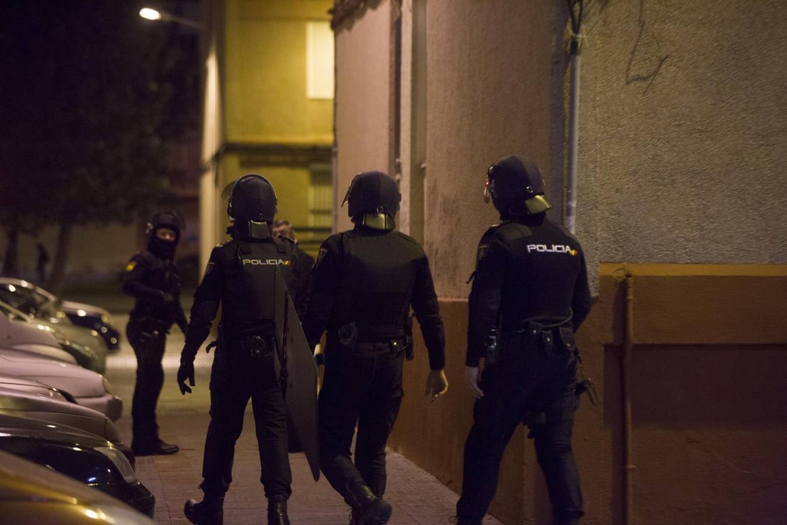 Golpe policial contra el tráfico de drogas en Guillén Moreno